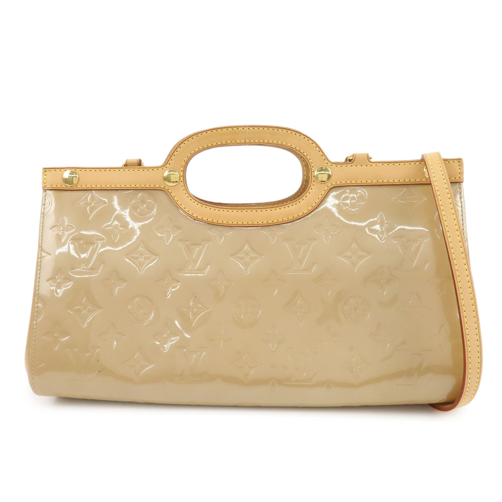 Louis Vuitton Monogram Vernis Roxbury Drive 2Way Bag Noisette M91372