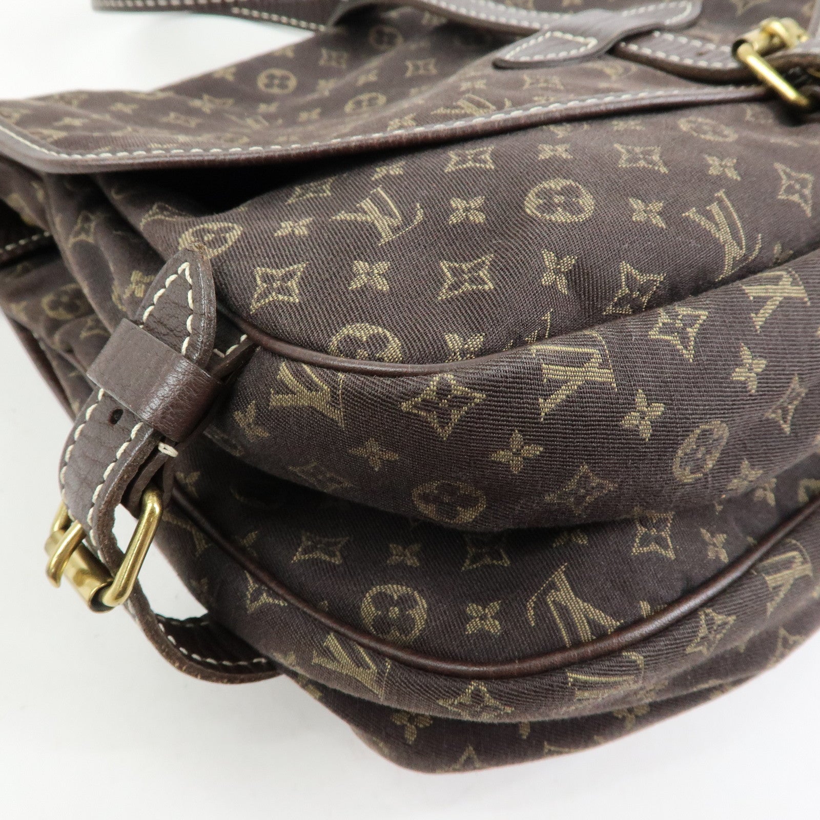 Louis Vuitton Monogram Mini Lin Saumur Shoulder Bag M95277