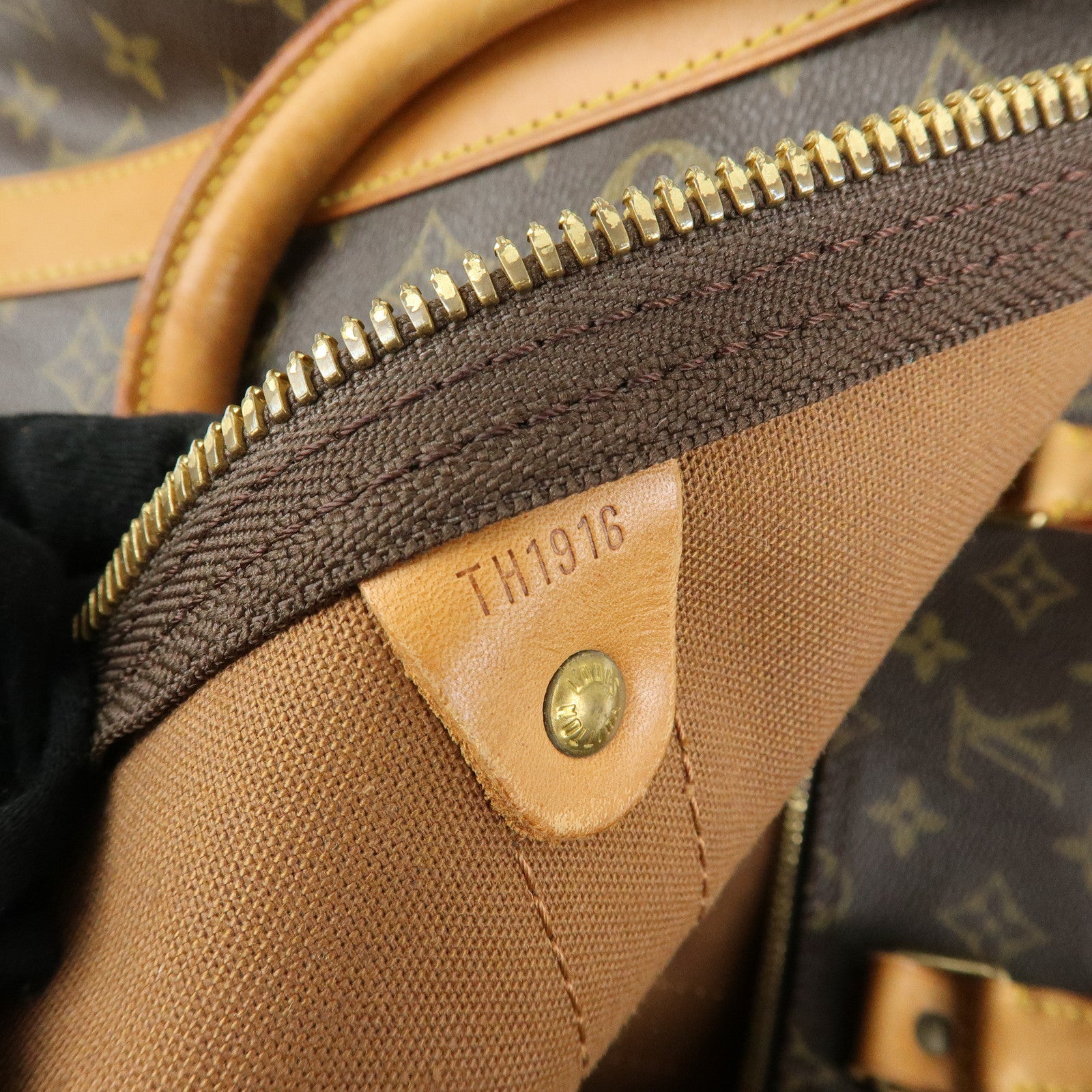 Louis Vuitton Monogram Keep All Bandouliere 55 Boston Bag M41414