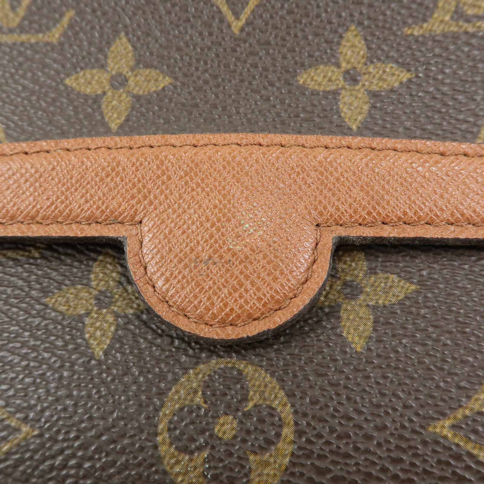 Louis Vuitton Monogram Pochette Arche Canvas Waist Bag Brown M51975