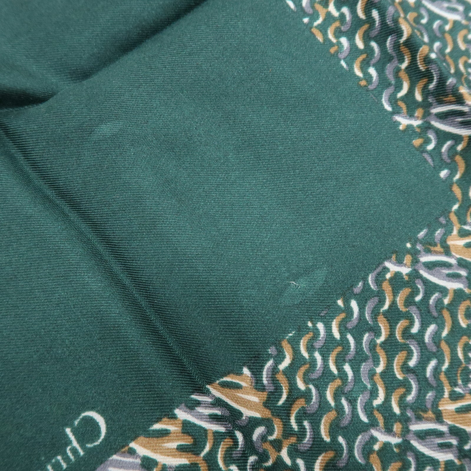 Christian Dior Set of 2 Silk 100% Scarf Tribal Print Multicolor