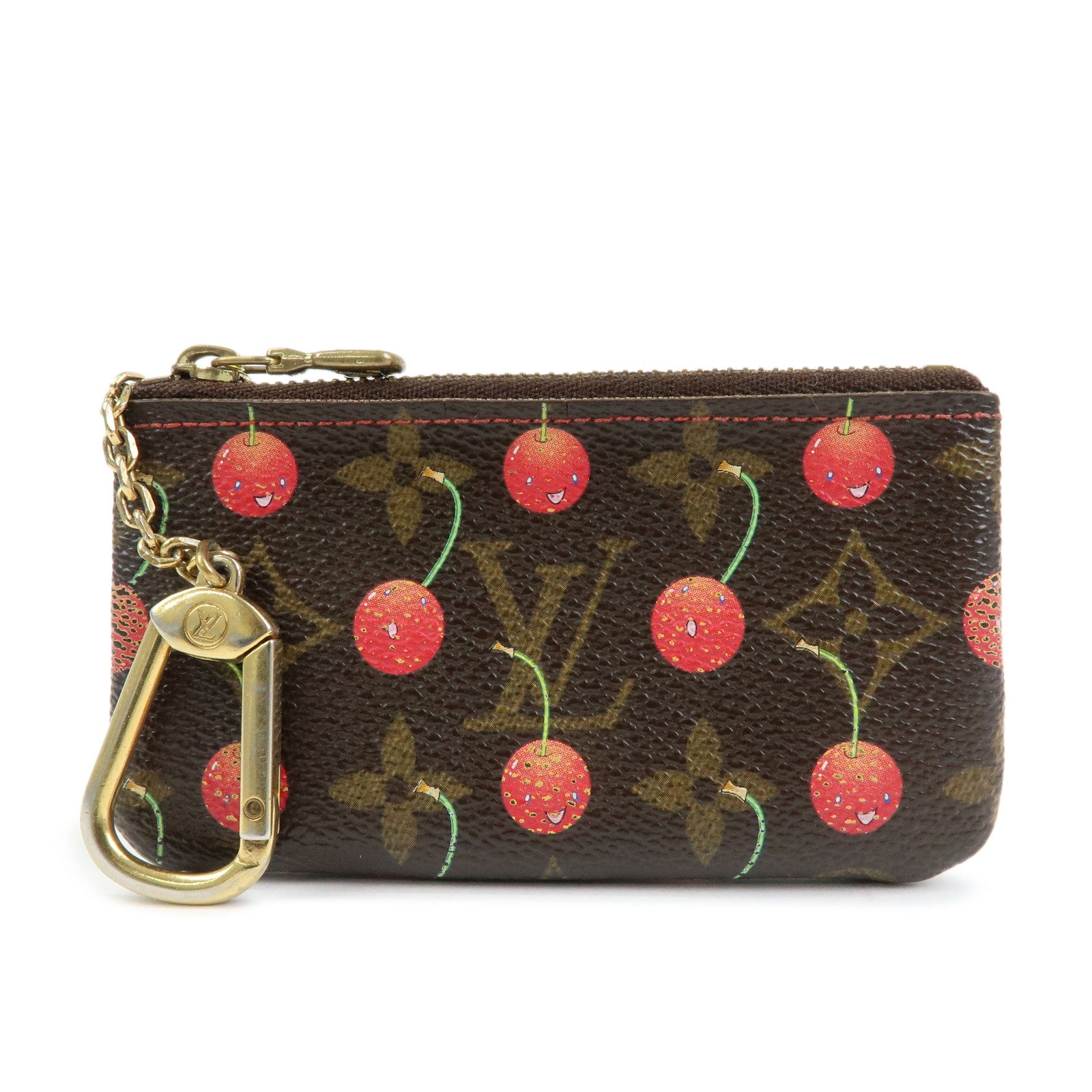 Louis Vuitton Monogram Cherry Pochette Cles Coin Case M95042