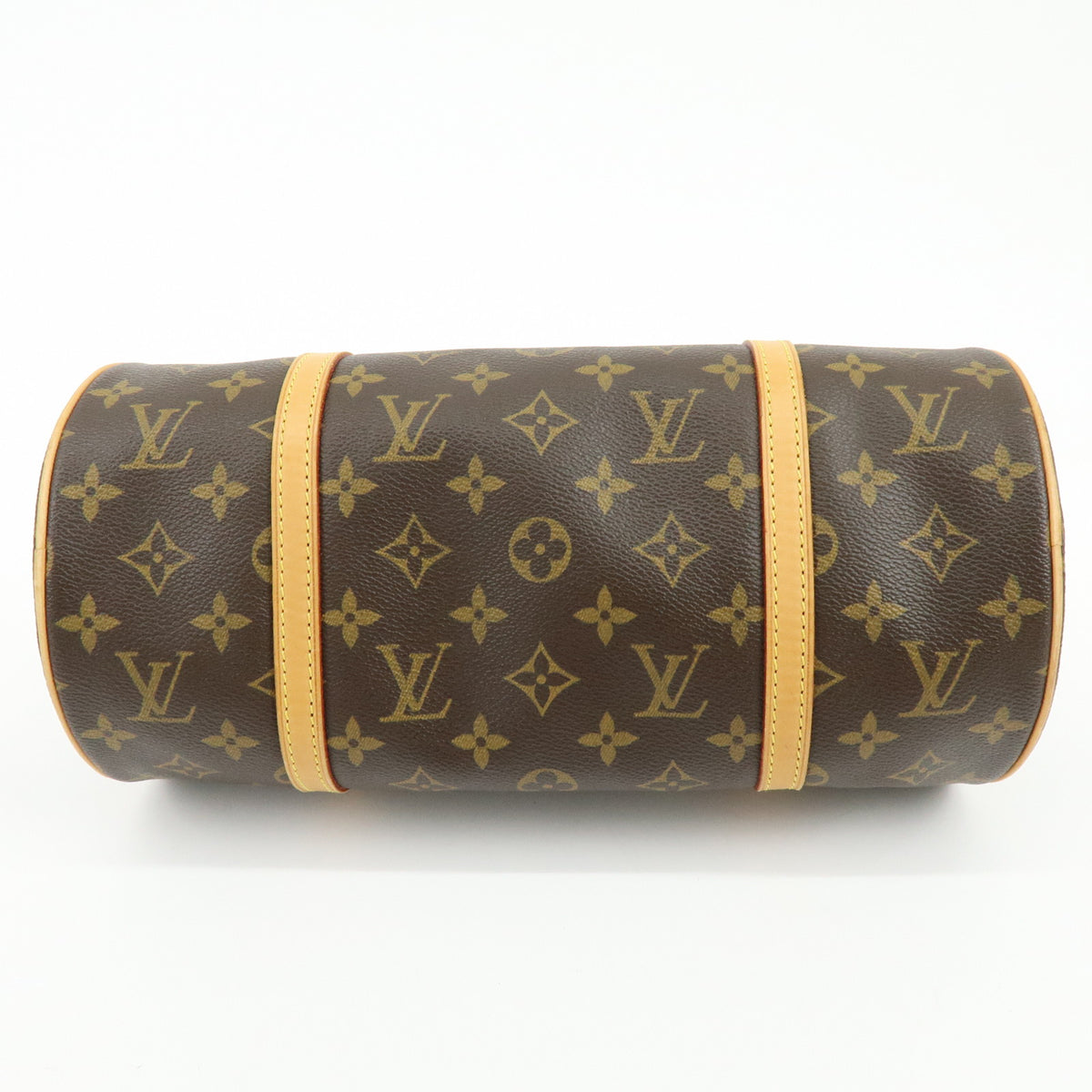 Louis Vuitton Monogram Papillon 30 Hand Bag Brown M51385