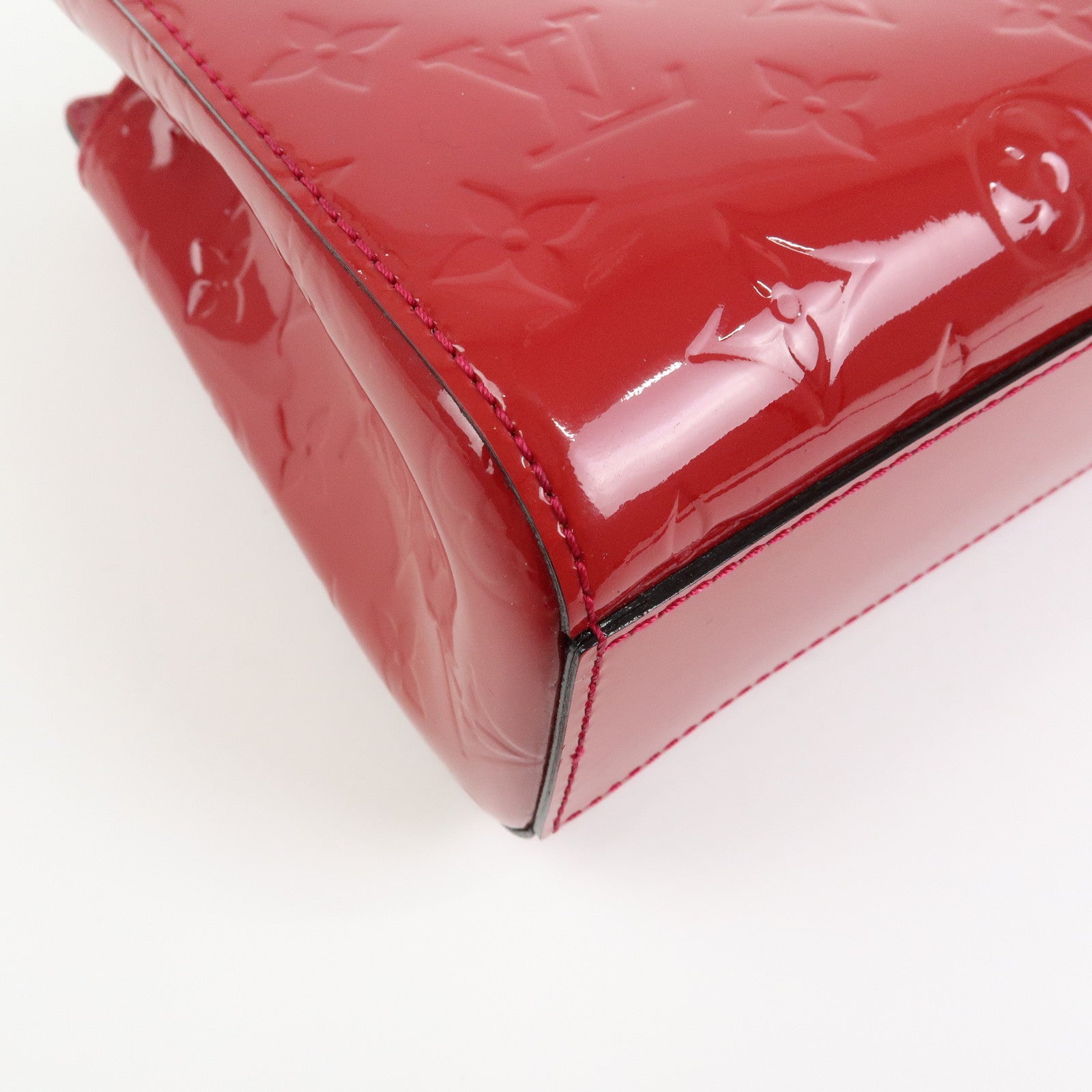 Louis Vuitton Monogram Vernis Catalina BB Hand Bag Rose Indien M90016