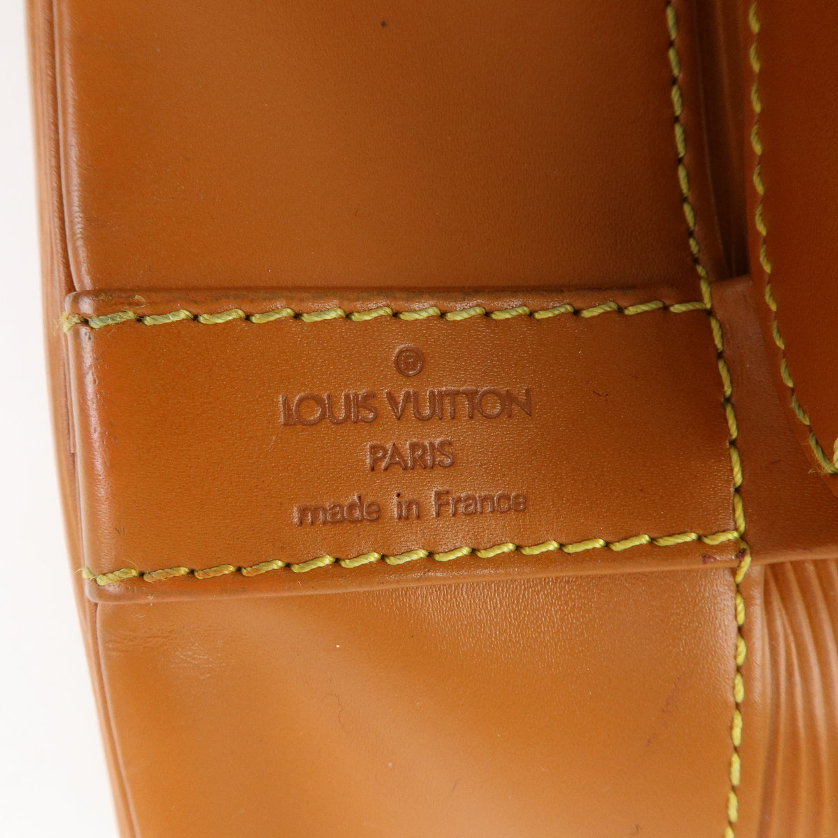Louis Vuitton Epi Randonnee PM Shoulder Bag Zipang Gold M52358