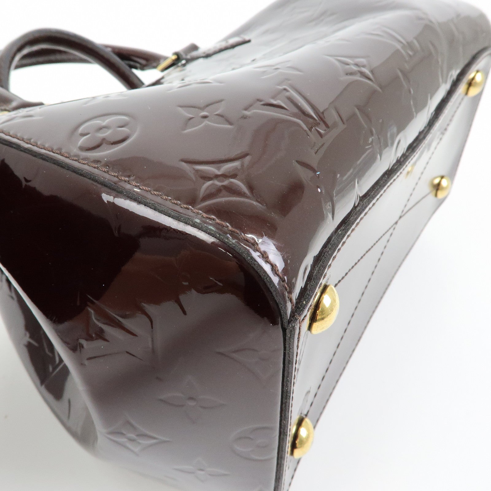 Louis Vuitton Monogram Vernis Montana Leather Hand Bag Amarante M90057