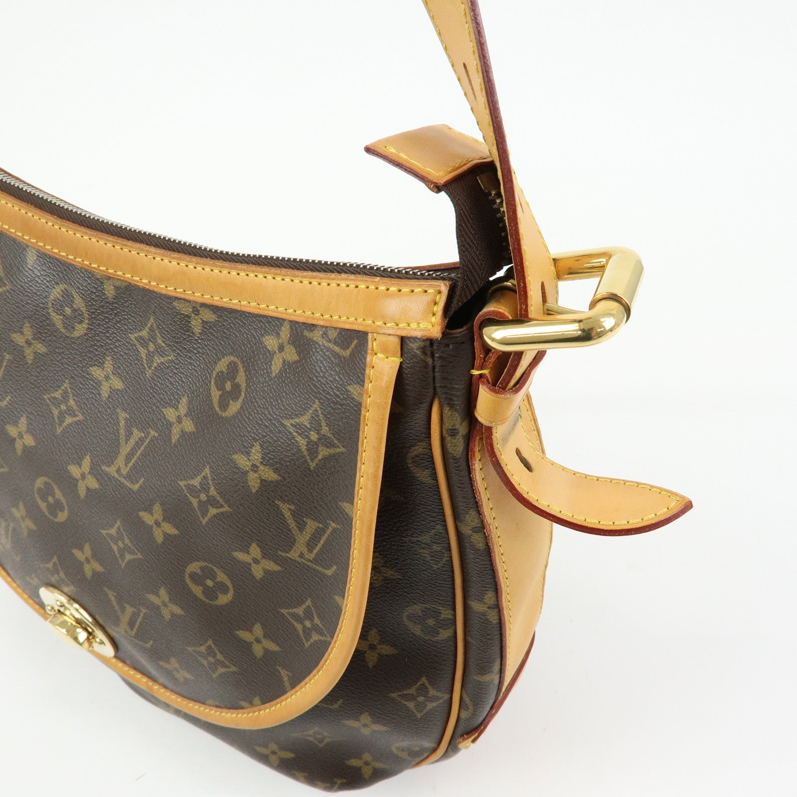 Louis Vuitton Monogram Tulum GM Shoulder Bag Brown M40075