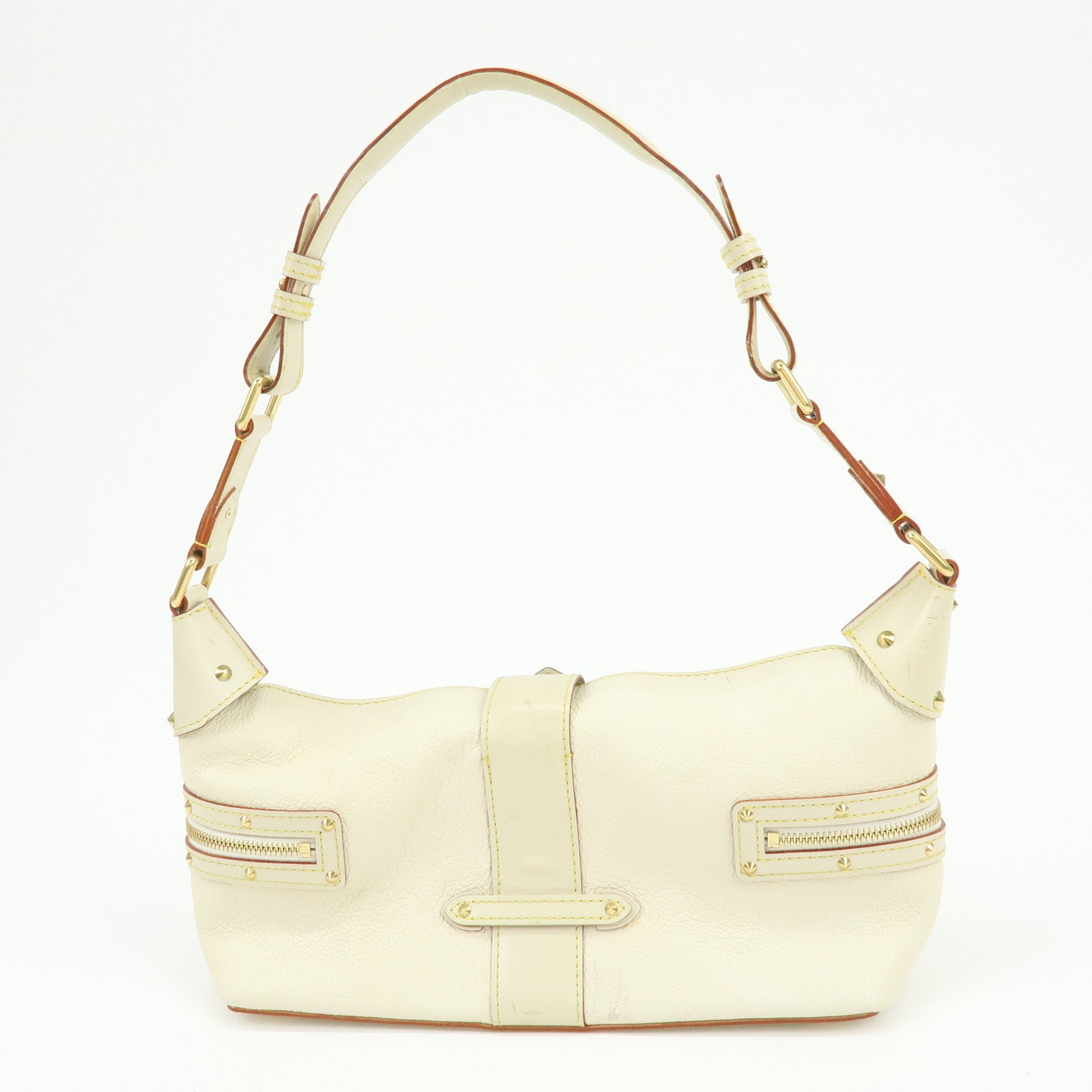 Louis Vuitton Suhari Impetueux Leather Shoulder Bag Blanc M91858