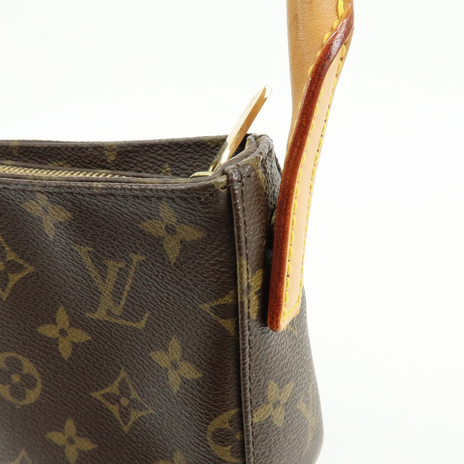 Louis Vuitton Monogram Looping MM Canvas Shoulder Bag Hand Bag M51146