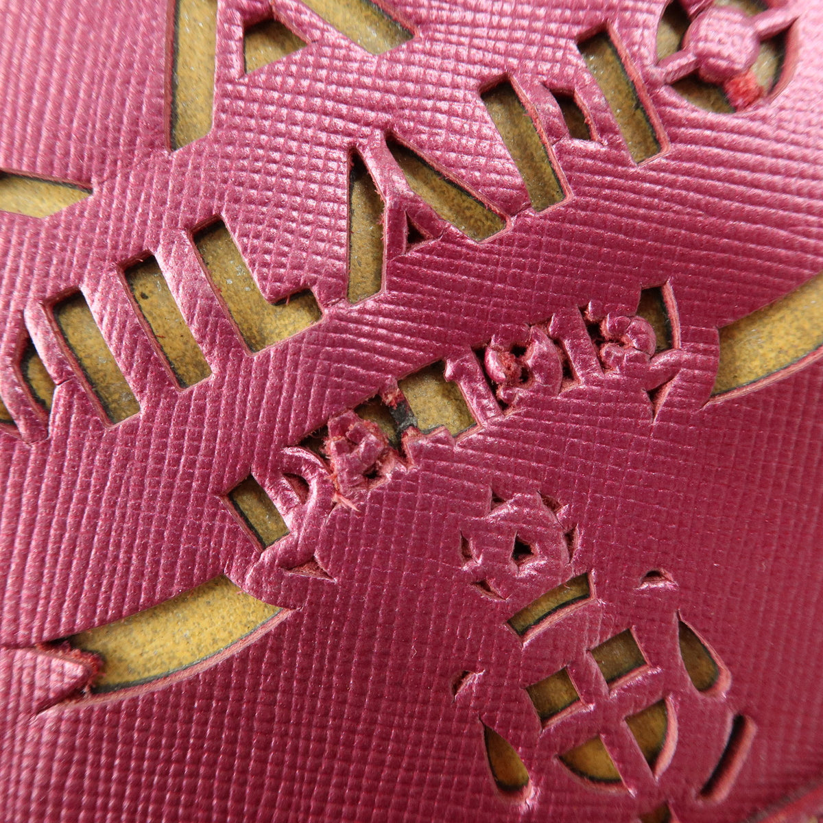 PRADA Logo Nylon Saffiano Leather Tote Bag Shoulder Bag Pink