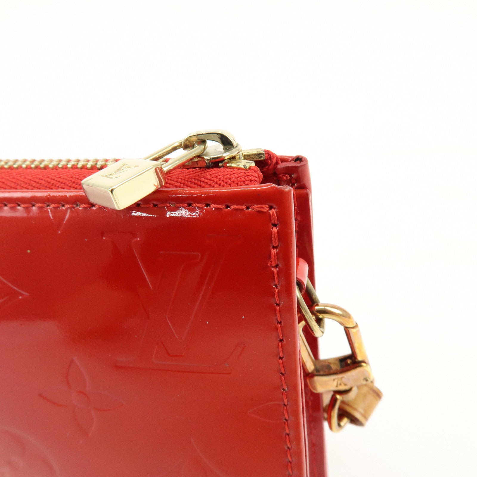 Louis Vuitton Monogram Vernis Lexington Accessoires Pouch Rouge M91132