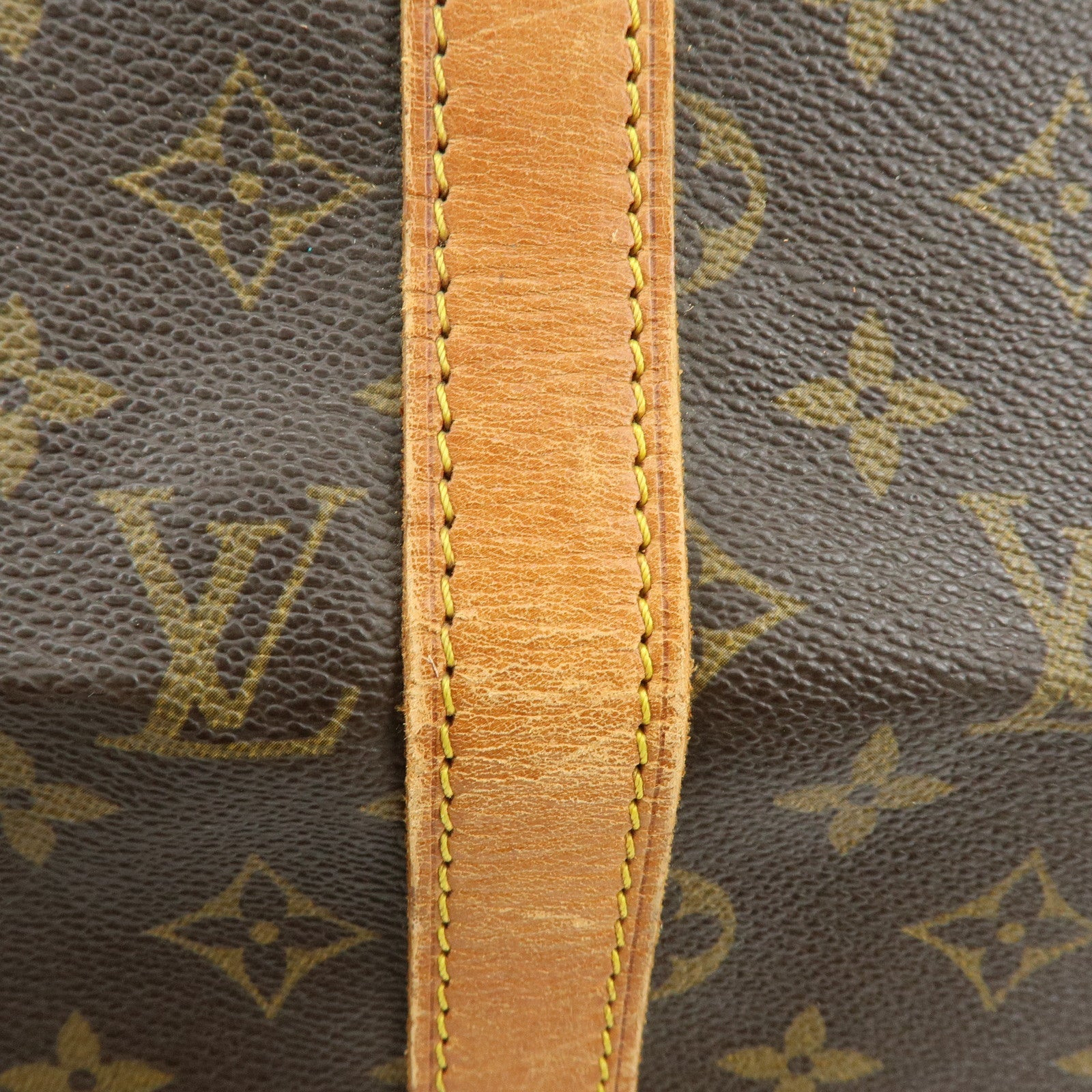 Louis Vuitton Keep All Bandouliere 50 Boston Bag Brown M41416