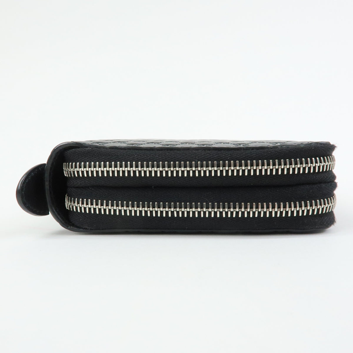 GUCCI Microguccissima Travel Document Case Organizer Black 449246