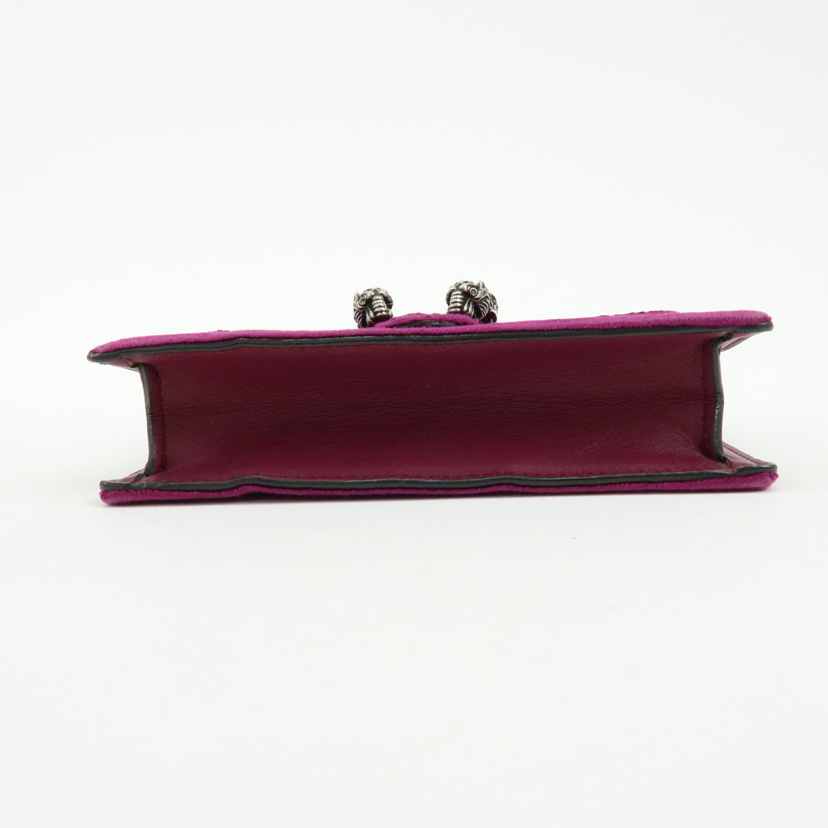 GUCCI Dionysus Super Mini Bag Velvet Chain Shoulder Bag Purple 476432
