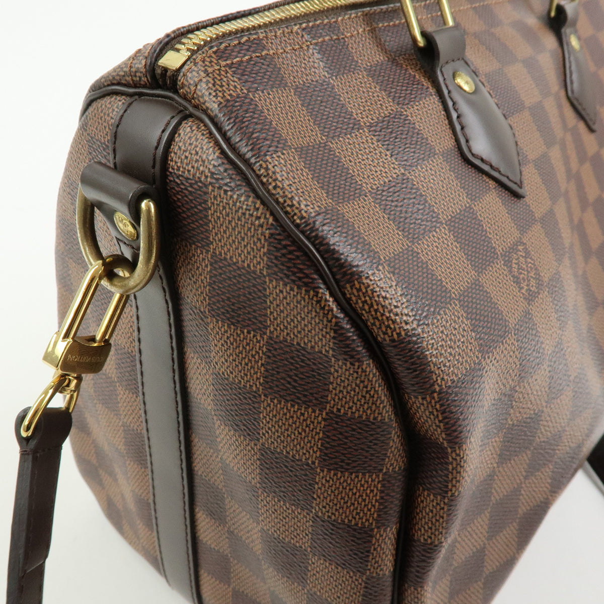 Louis Vuitton Damier Speedy Bandouliere 30 Boston Bag Brown N41367