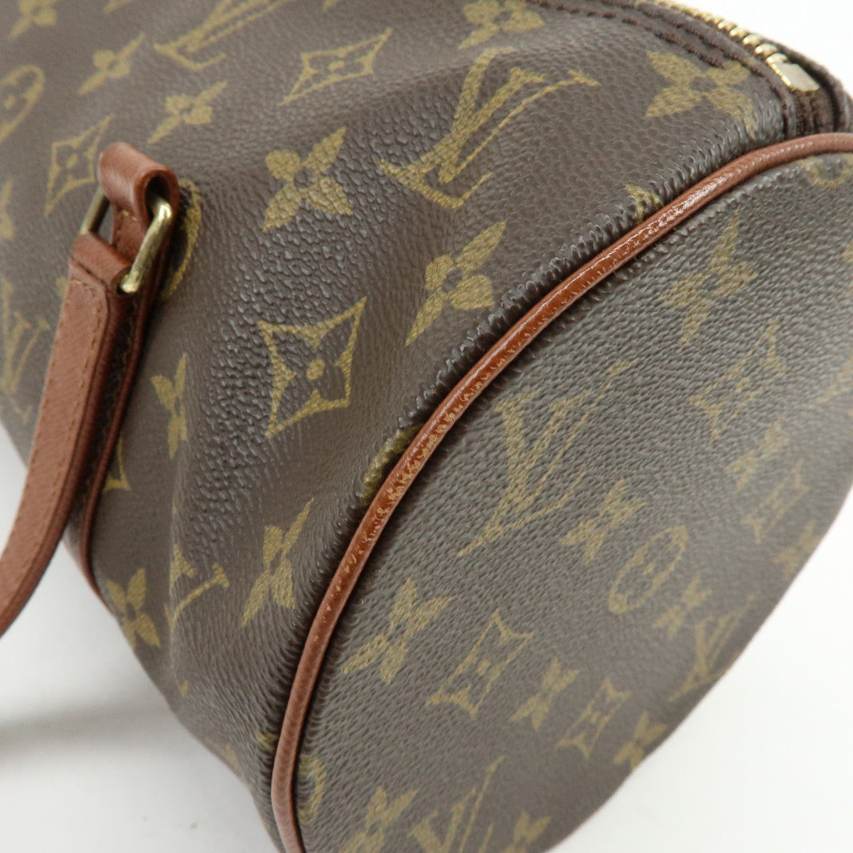 Louis Vuitton Monogram Papillon 30 Hand Bag Brown M51365