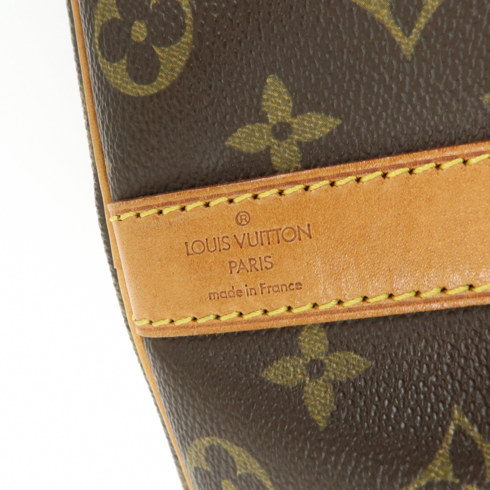 Louis Vuitton Monogram Keep All Bandouliere 50 Boston Bag Brown M41416