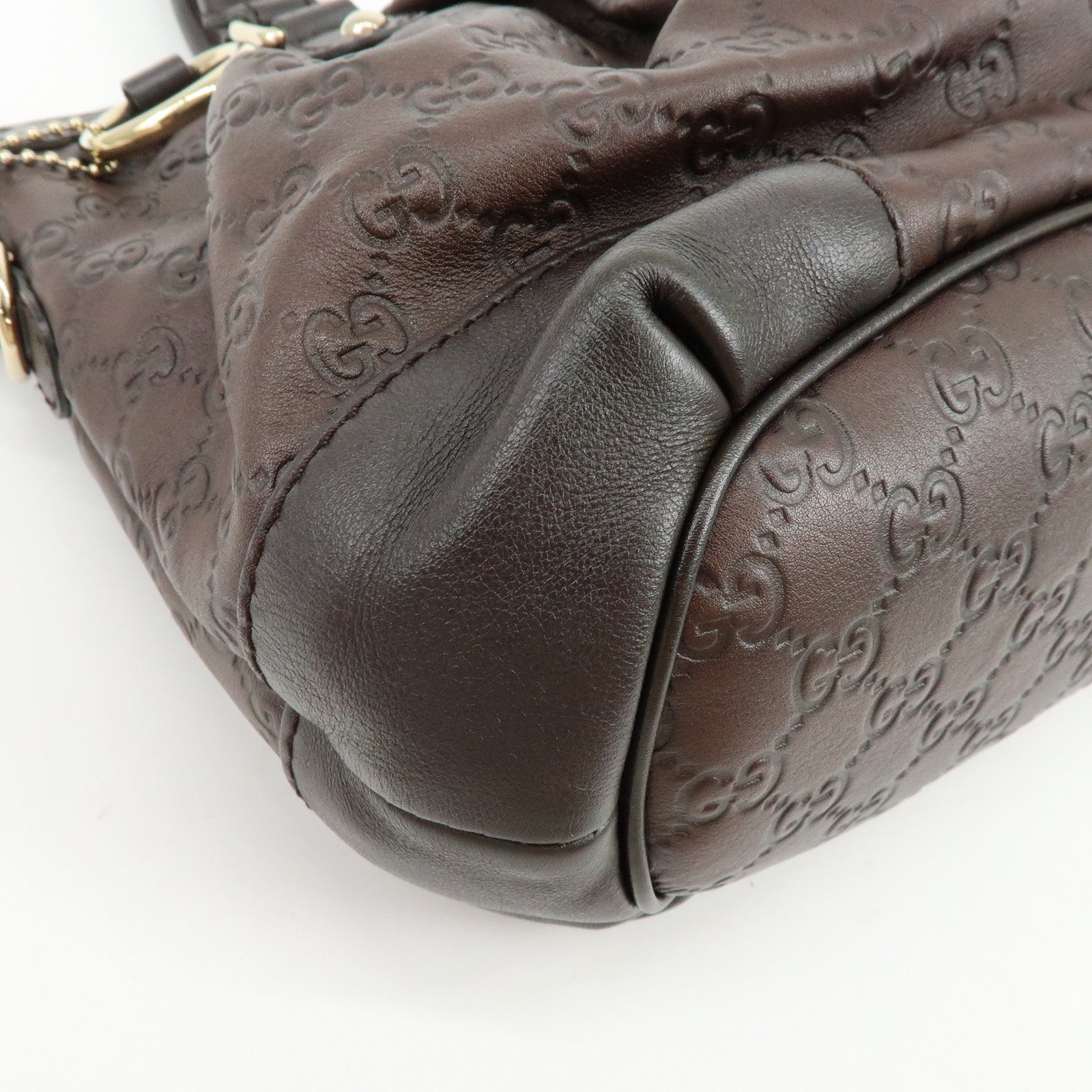 GUCCI Sukey Interlocking G Guccissima Leather 2Way Shoulder Bag 247902