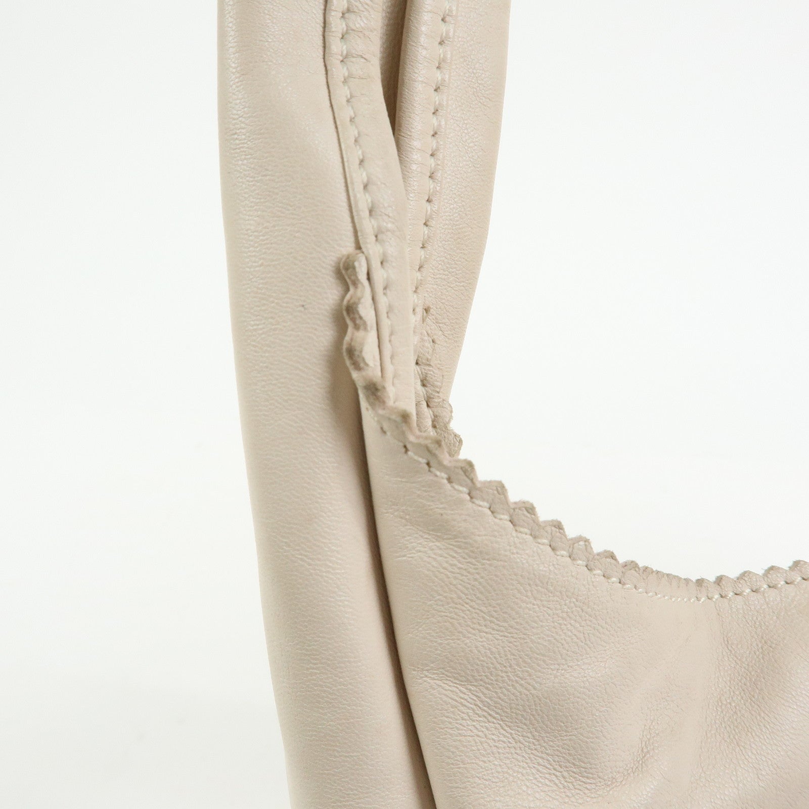 LOEWE Anagram Nappa Leather Hand Bag Shoulder Bag Ivory