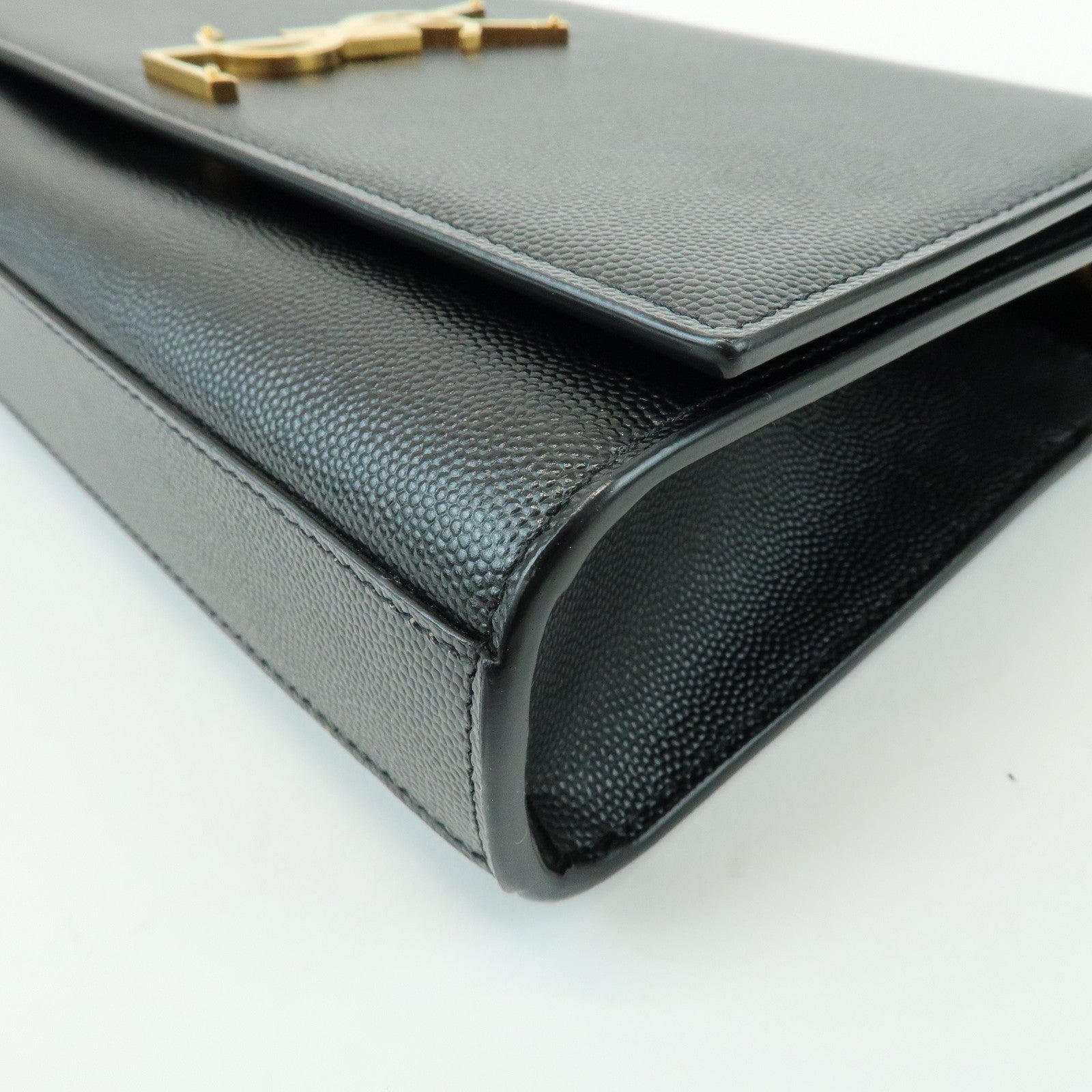 SAINT LAURENT PARIS Casandra Kate Leather Chain Shoulder Bag 364021