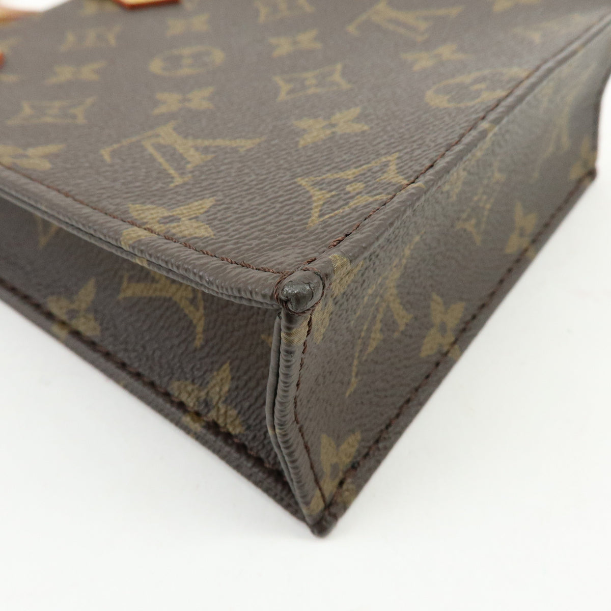 Louis Vuitton Monogram Petit Sac Plat 2Way Bag Hand Shoulder Bag M69442