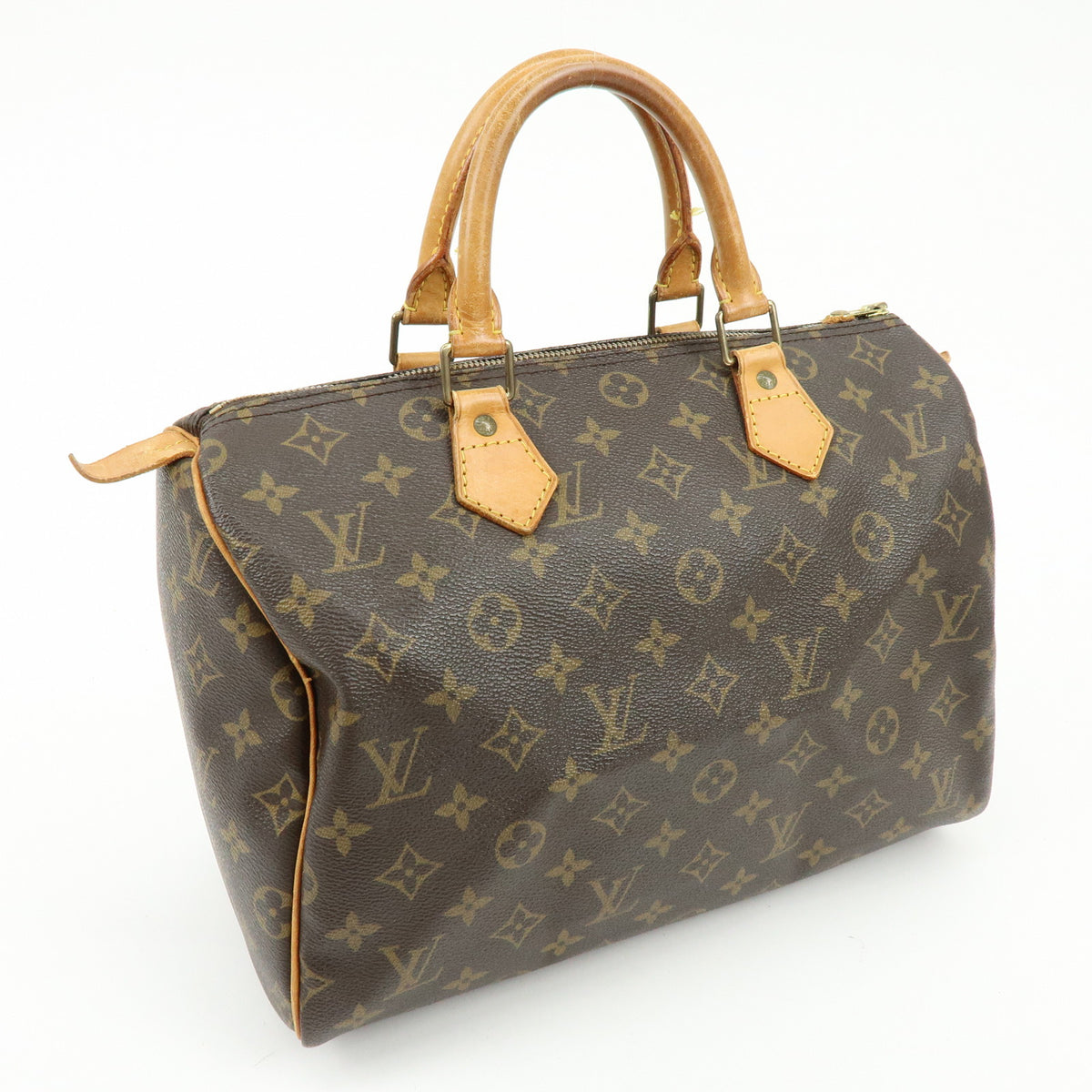 Louis Vuitton Monogram Speedy 30 Boston Bag Hand Bag Brown M41526