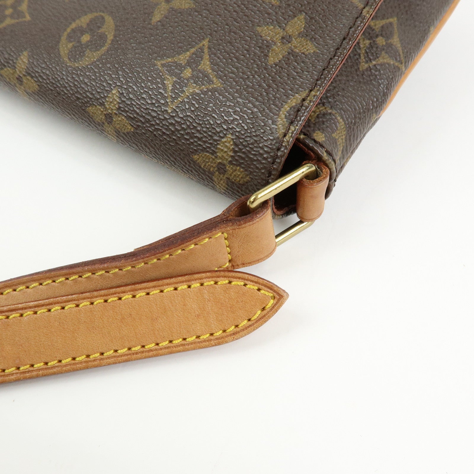 Louis Vuitton Monogram Musette Tango Short Shoulder Bag Brown M51257