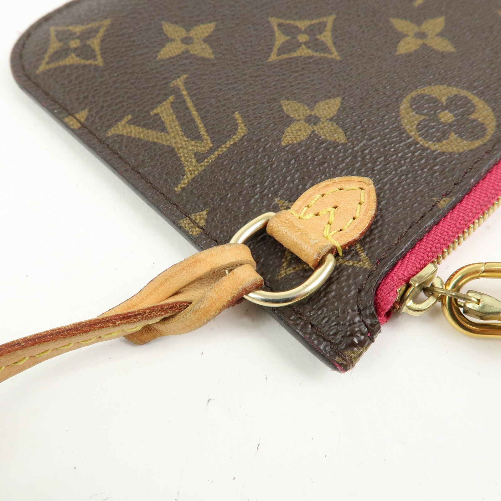 Louis Vuitton Monogram Canvas Pouch for Neverfull PM Tote Bag Pivoine