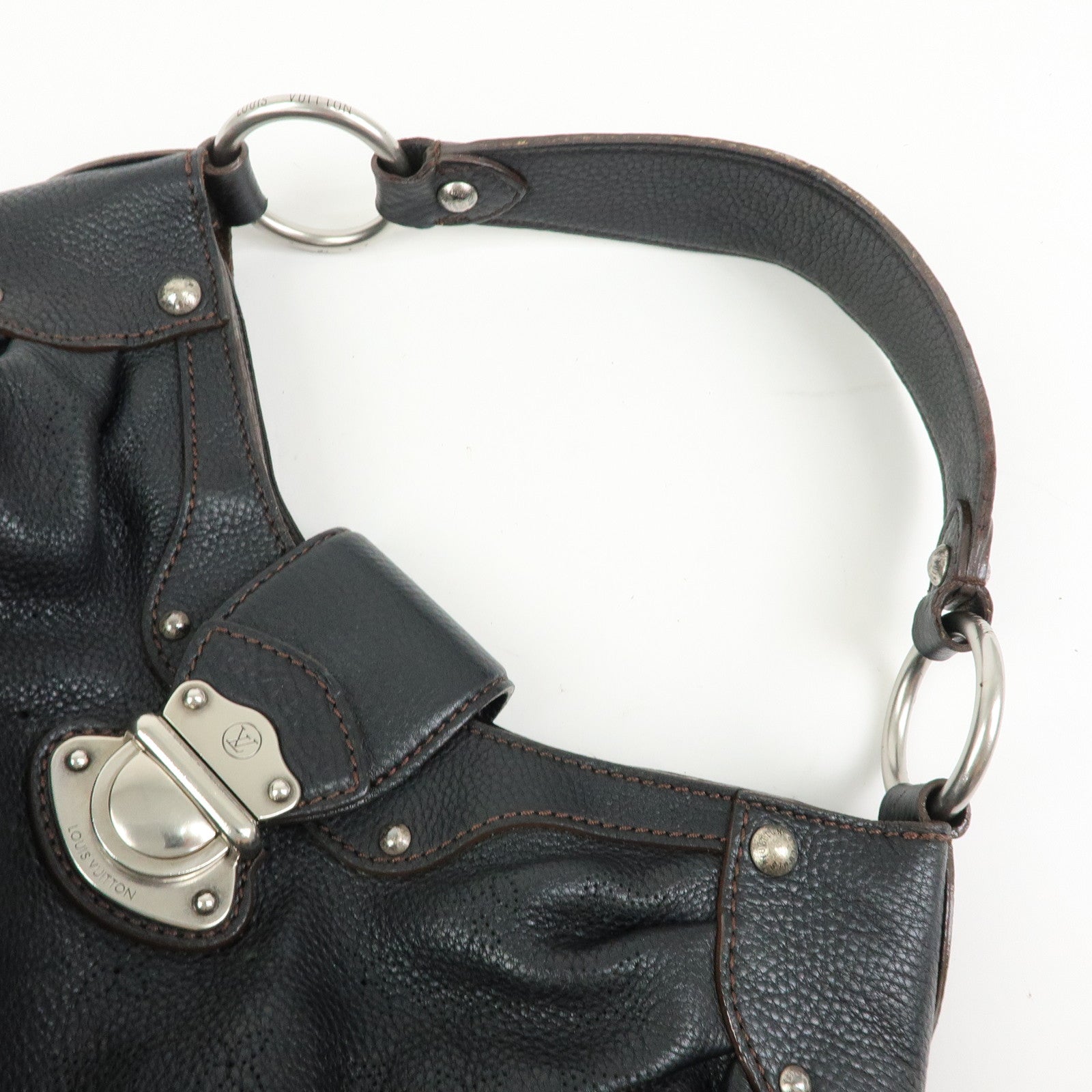 Louis Vuitton Monogram Mahina Solar PM Shoulder Bag Noir M93127