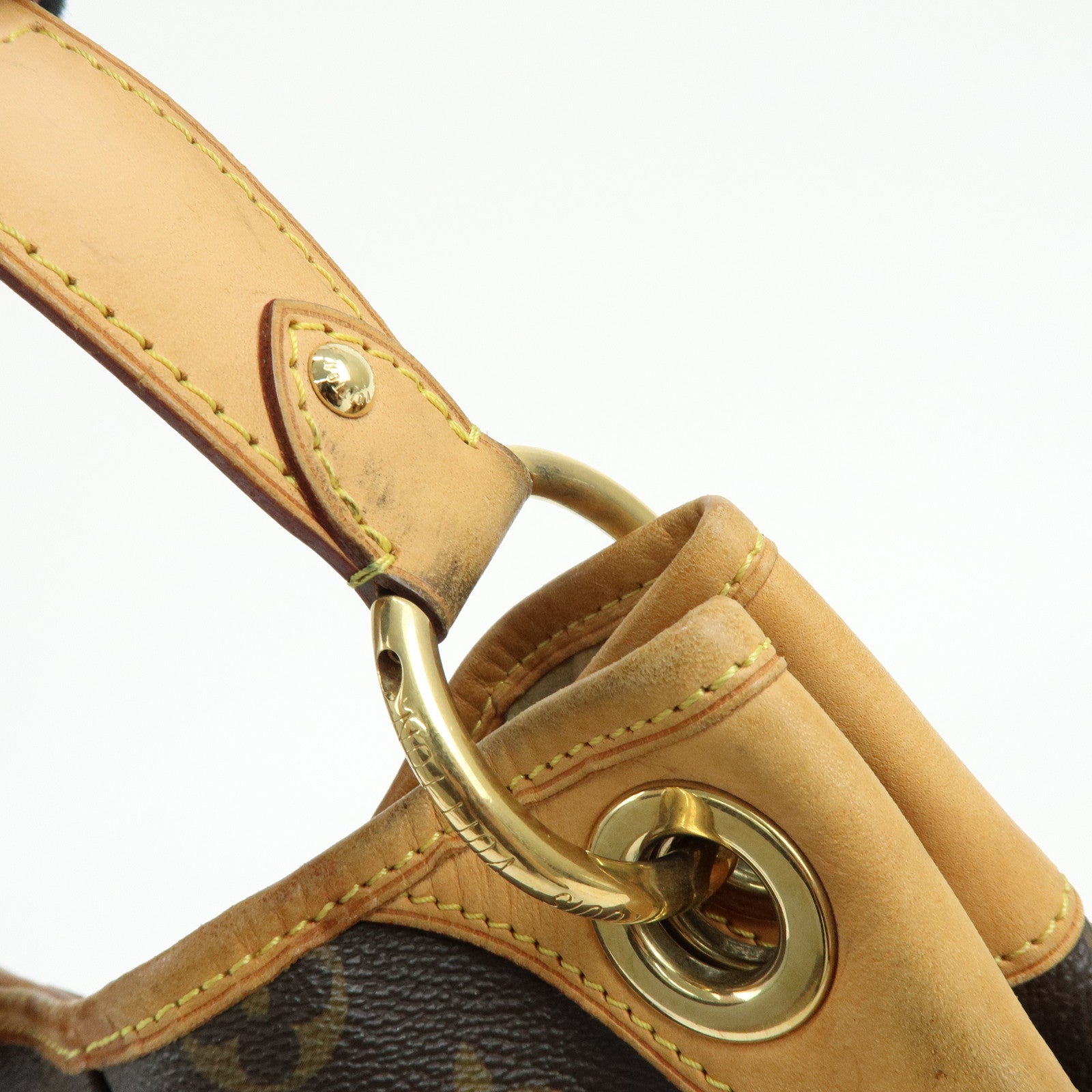 Louis Vuitton Monogram Galliera PM Shoulder Bag Brown M56382