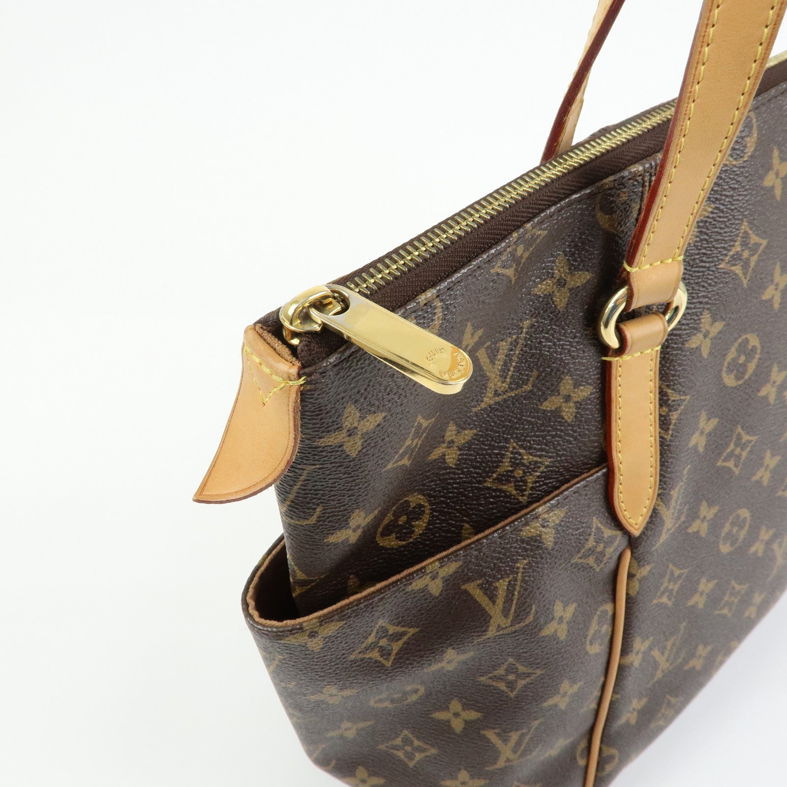 Louis Vuitton Monogram Totally MM Tote Shoulder Bag Brown M56689
