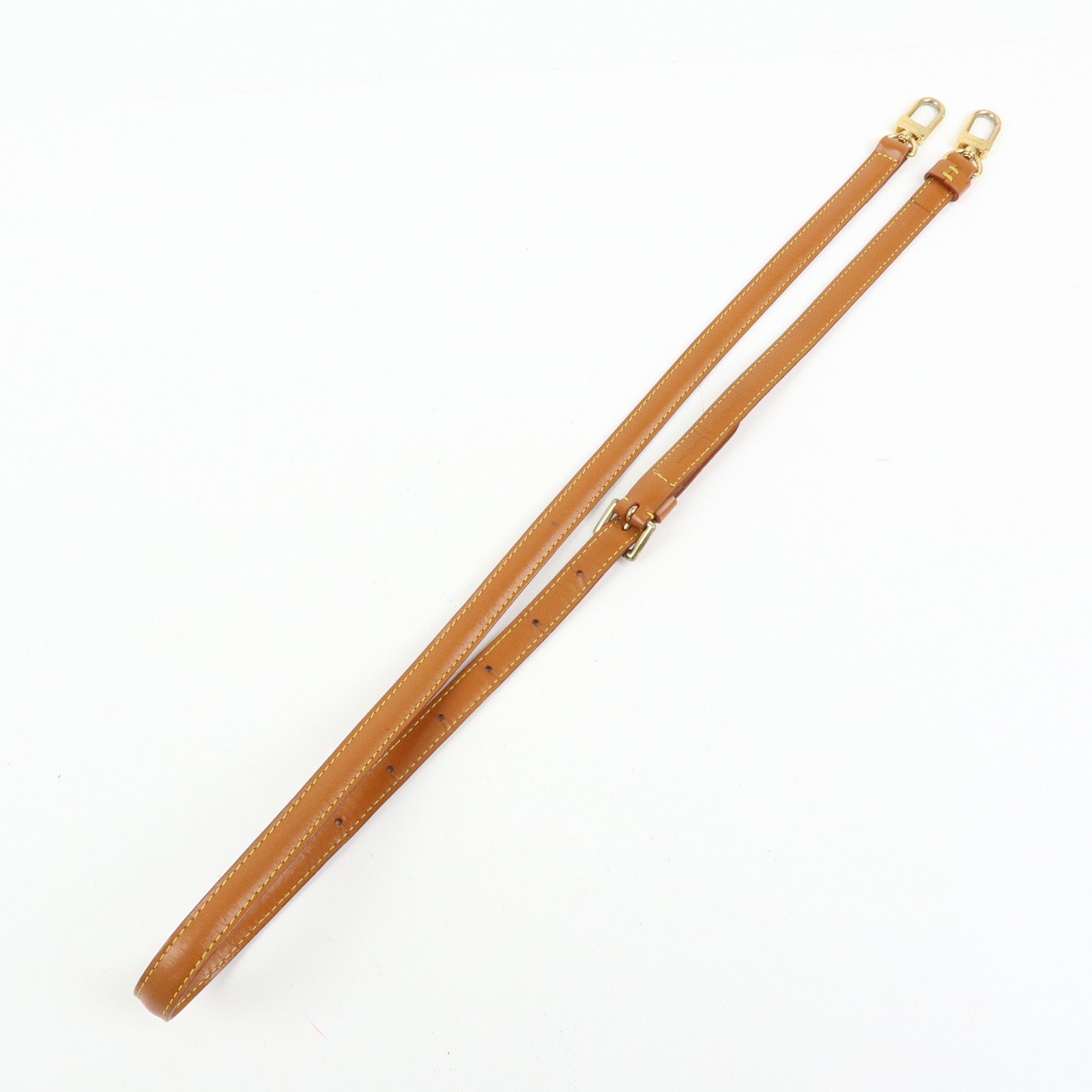 Louis Vuitton Adjustable Leather Shoulder Strap For Epi Bag Zipang Gold