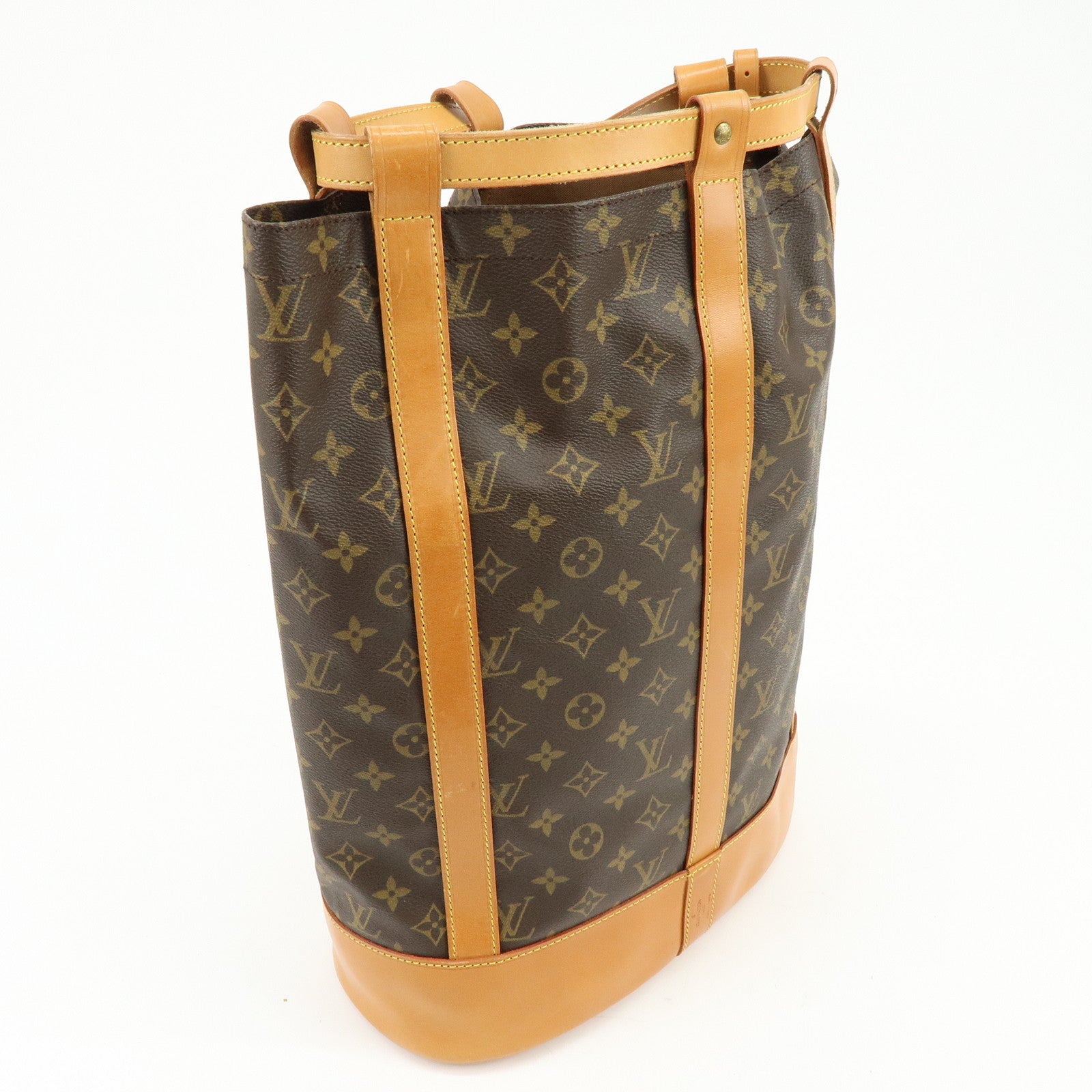 Louis Vuitton Monogram Randonnee GM Shoulder Bag Brown M42244