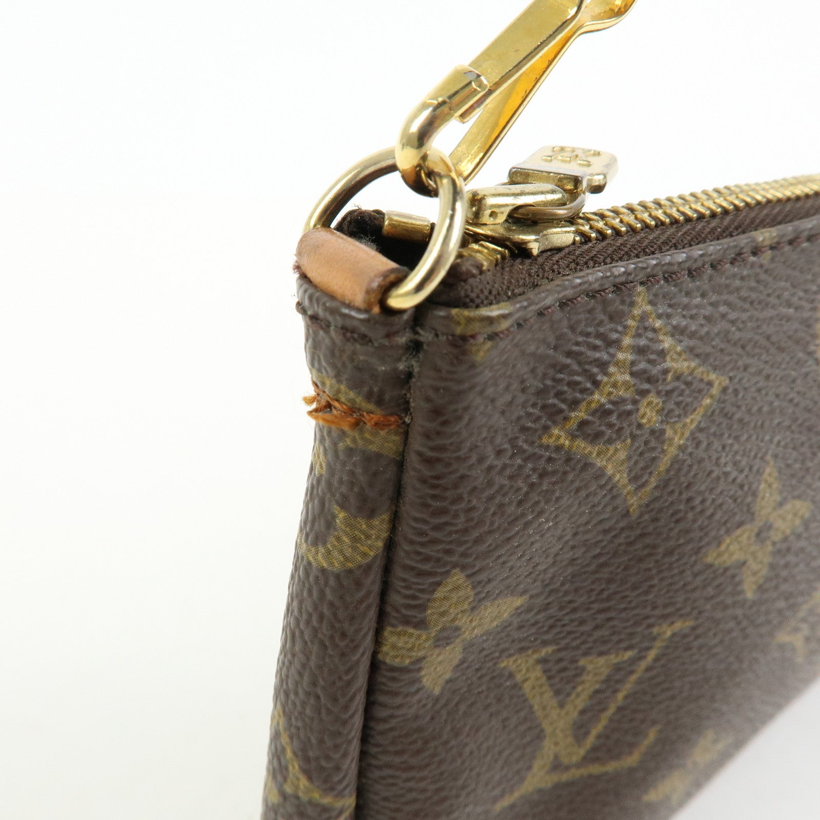 Louis Vuitton Monogram Canvas Mini Pouch For Sac Shopping GM Brown