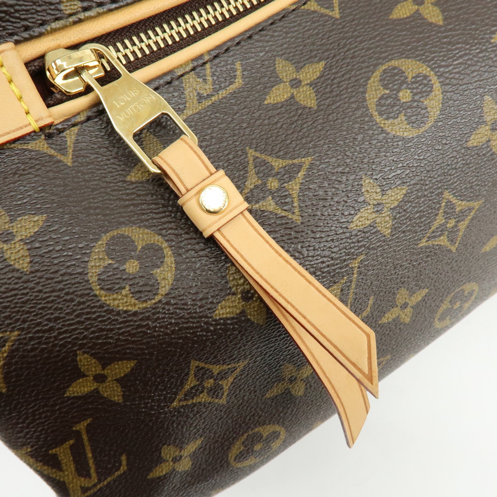 Louis Vuitton Monogram Olympe Canvas Hand Bag Shoulder Bag Brown M40579