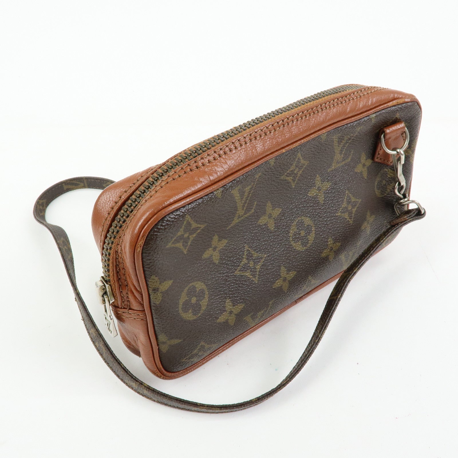Louis Vuitton Monogram Pochette Marly Bandouliere Bag Brown M51828