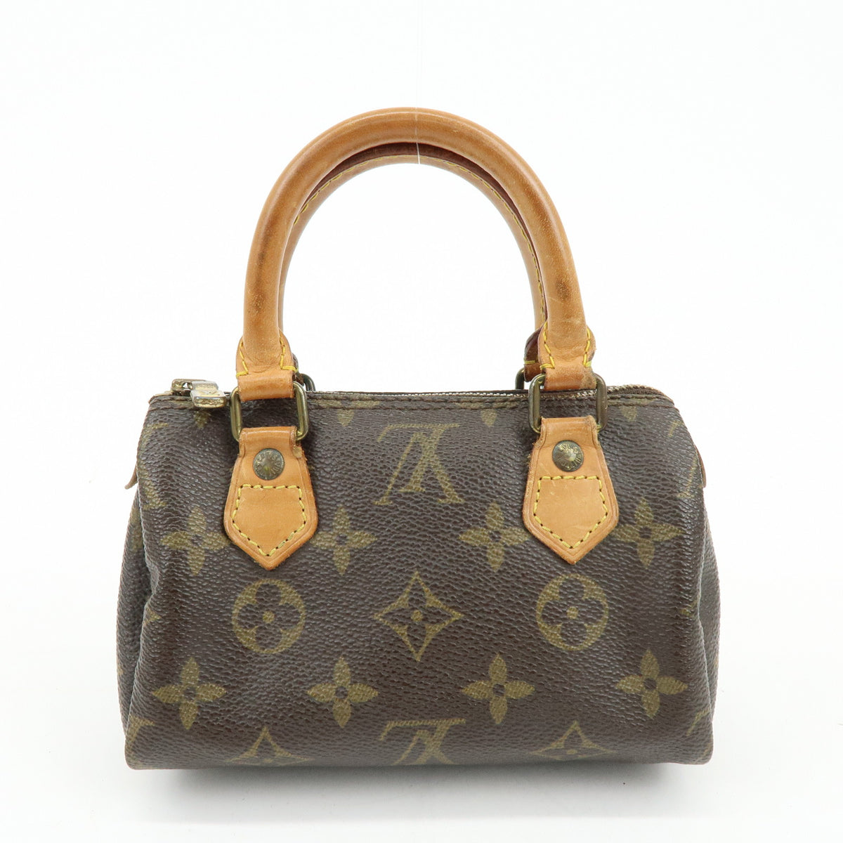 Louis Vuitton Monogram Mini Speedy Hand Bag Brown M41534 J75011 Lot