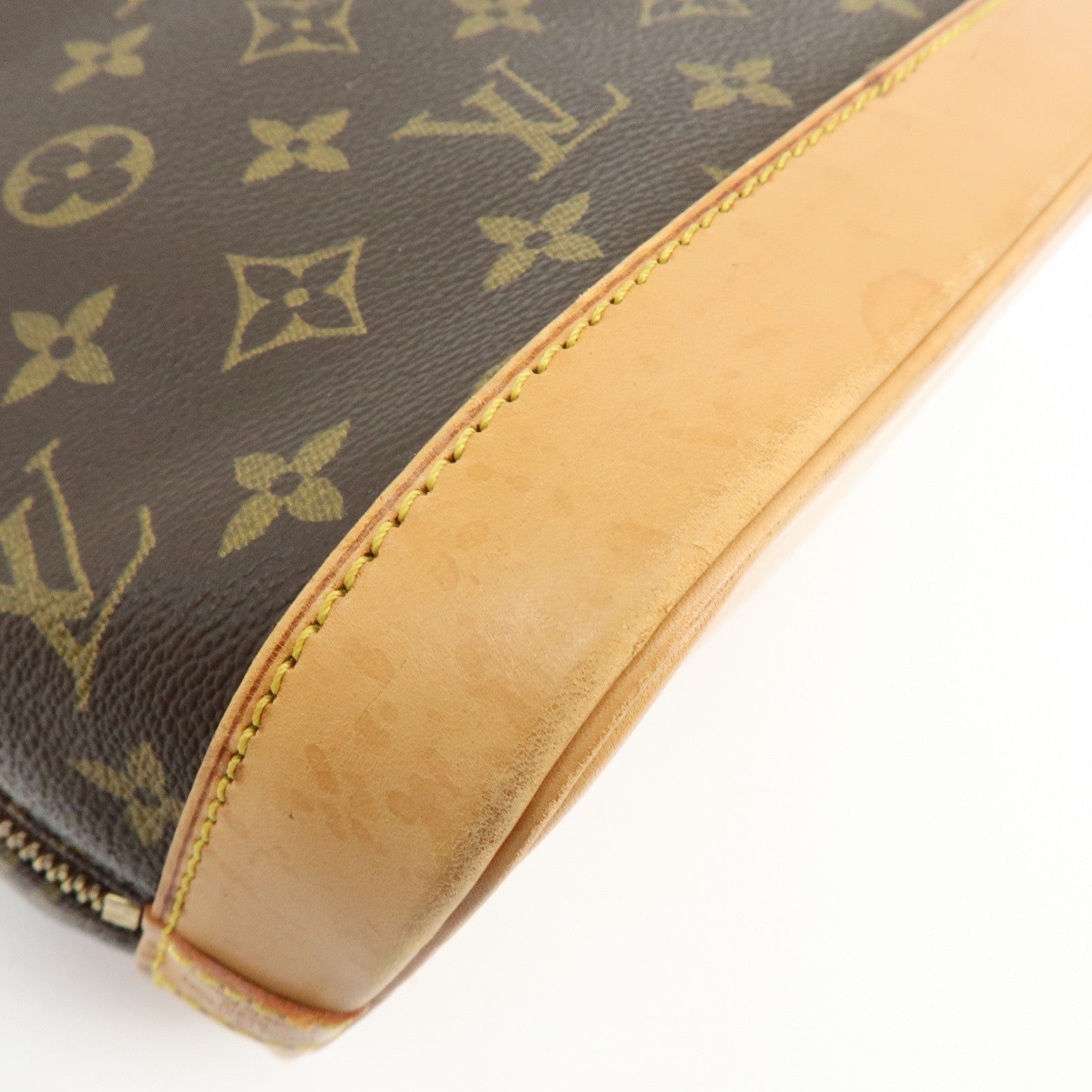 Louis Vuitton Monogram Alma Hand Bag Brown Brown M51130