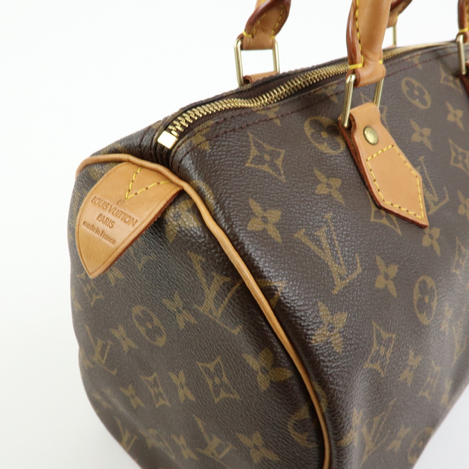 Louis Vuitton Monogram Speedy 30 Boston Bag Hand Bag Brown M41526