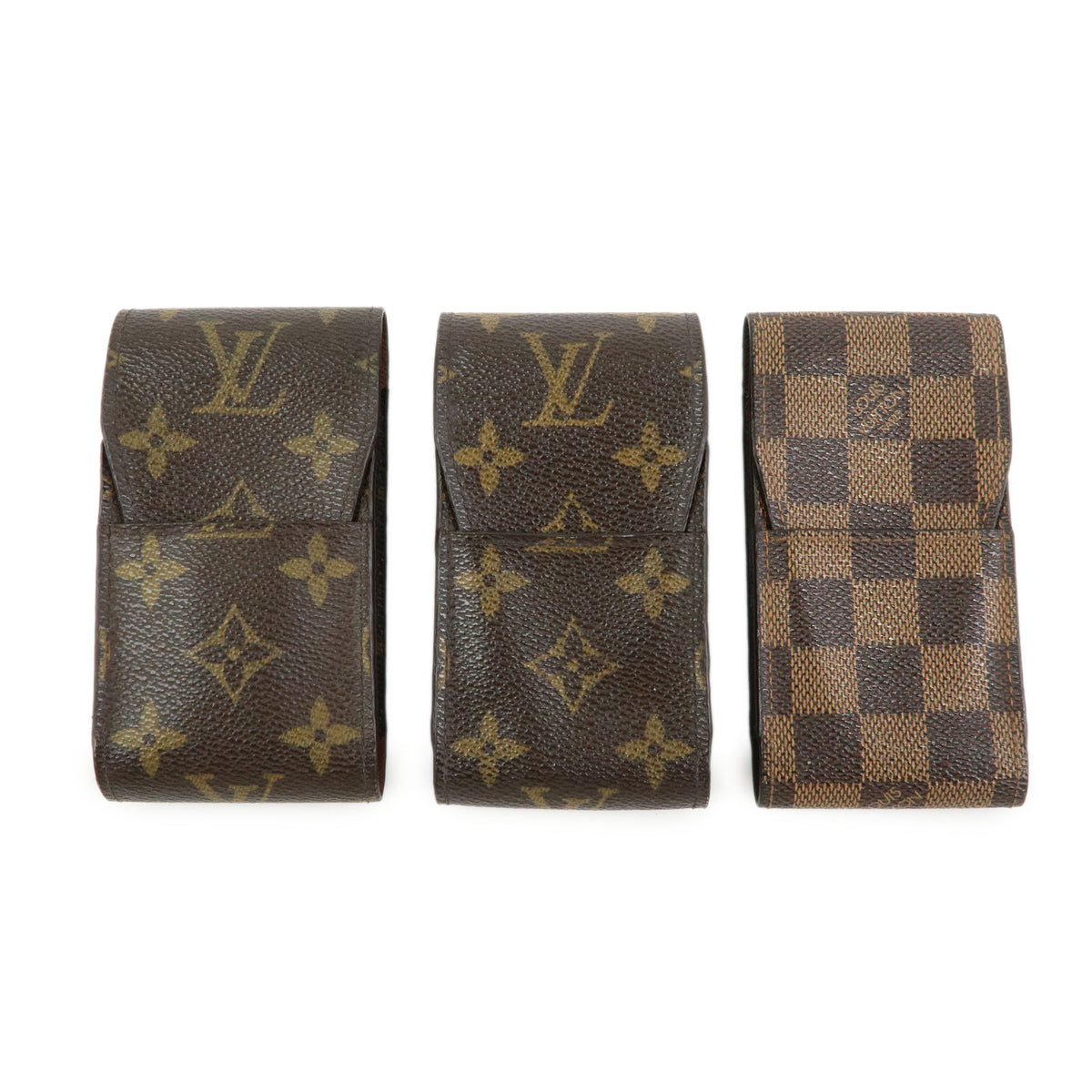 Louis Vuitton Lot of 3 Monogram Damier Cigarette Case M63024 N63024