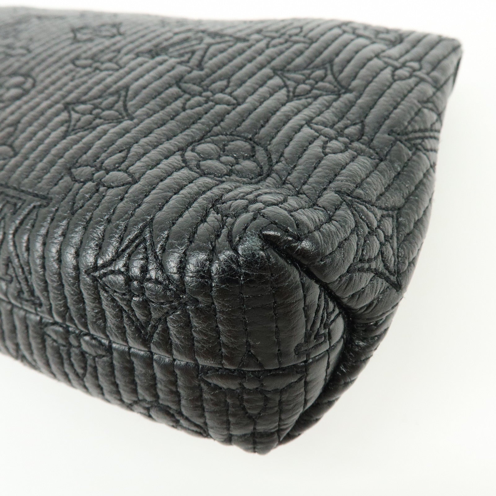 Louis Vuitton Monogram Motard Pochette Altair Clutch Bag Noir M40495