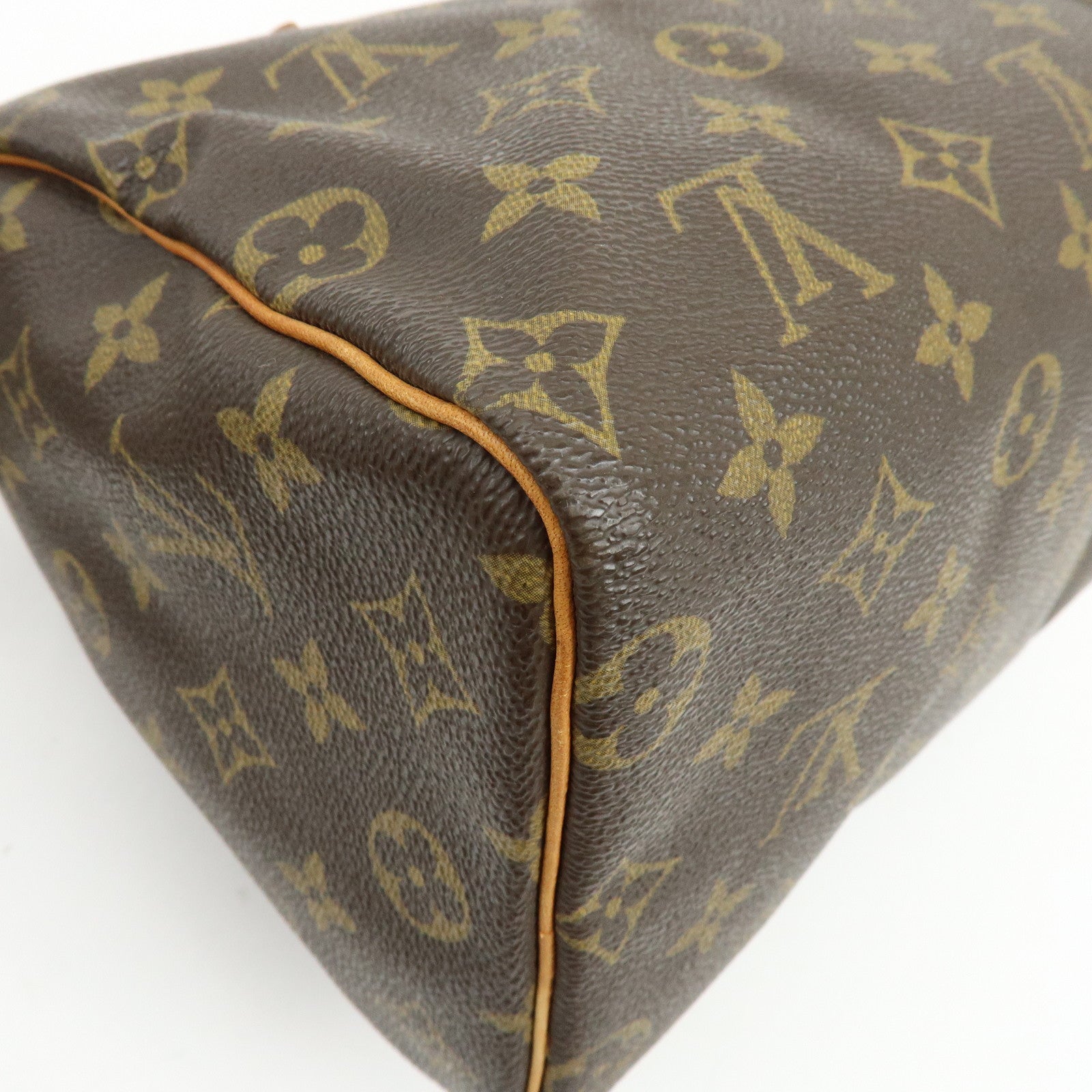 Louis Vuitton Monogram Speedy 25 Boston Bag Hand Bag Brown M41528