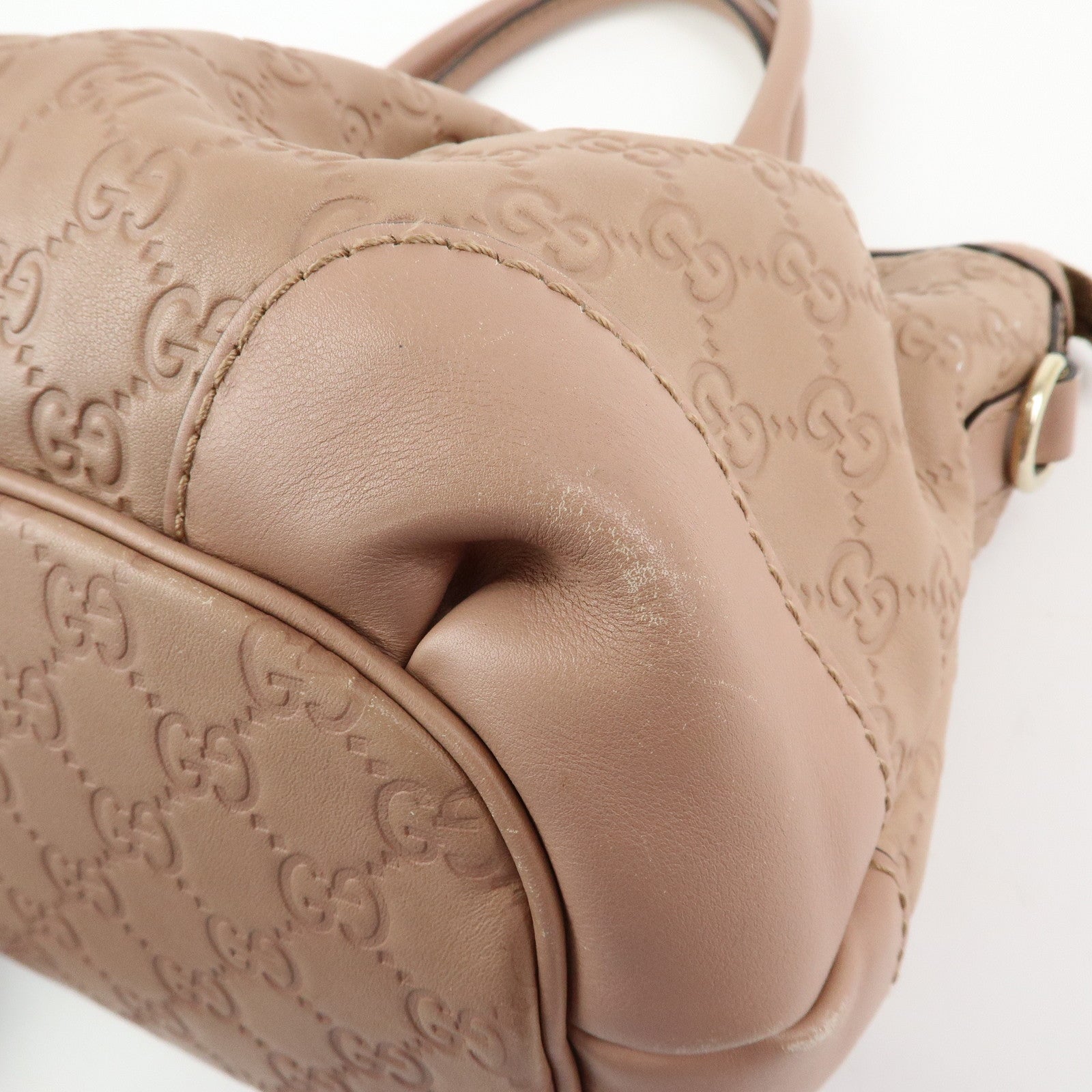 GUCCI Sukey Interlocking G Leather 2Way Shoulder Hand Bag 247902