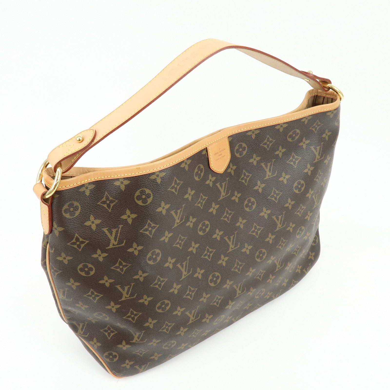 Louis Vuitton Monogram Delightful MM Shoulder Bag Brown M40353