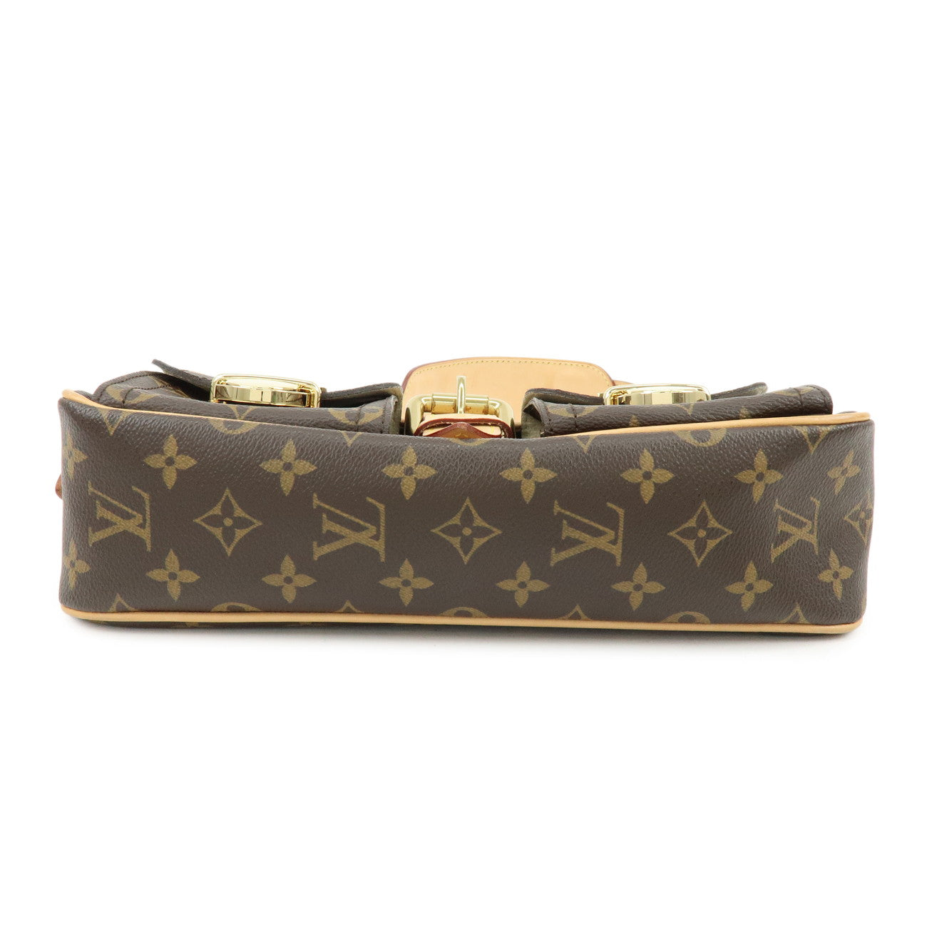 Louis Vuitton Monogram Hudson PM Shoulder Bag Brown M40047