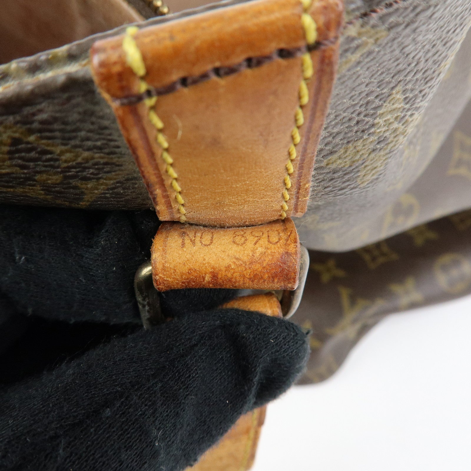Louis Vuitton Monogram Sac Shopping GM Canvas Shoulder Bag Brown M51110