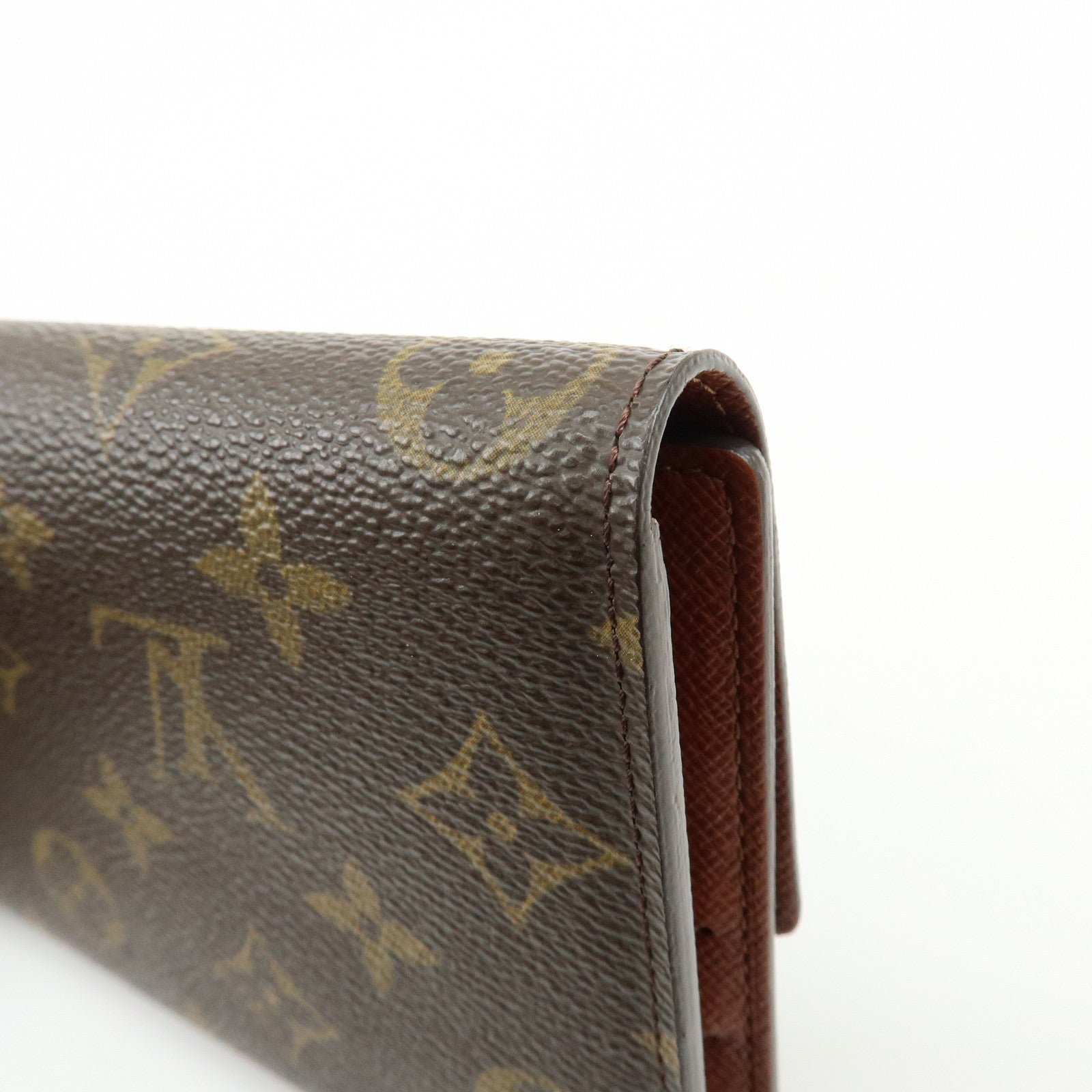 Louis Vuitton Monogram Porte Tresor International Wallet Brown M61215