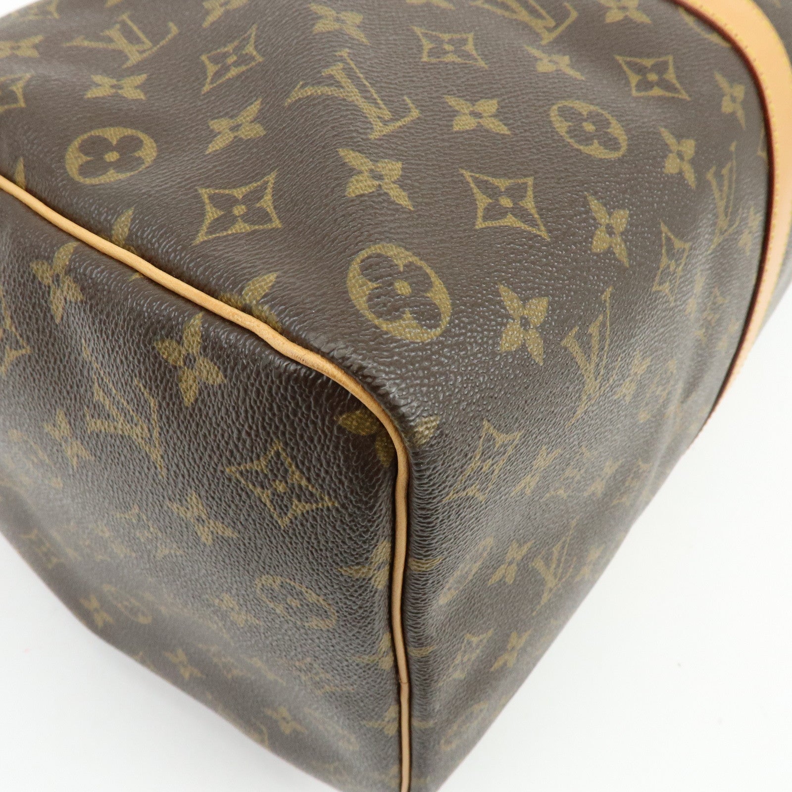 Louis Vuitton Monogram Keep All 50 Boston Bag Brown M41426