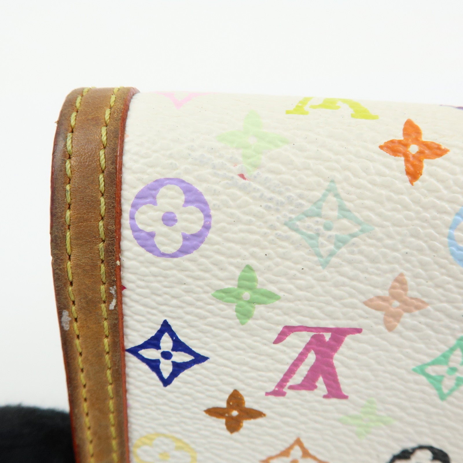 Louis Vuitton Monogram Porte Trezor International Wallet Blanc M92659
