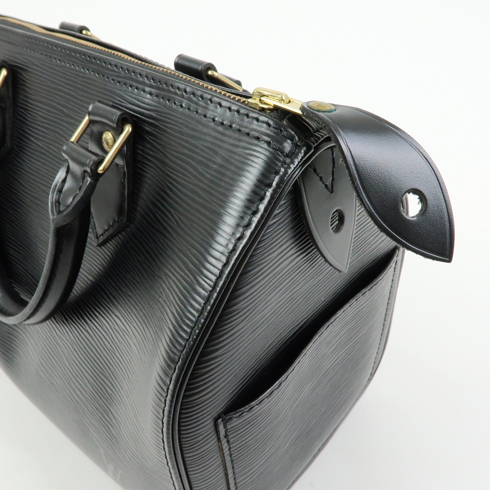 Louis Vuitton Epi Speedy 25 Boston Bag Hand Bag Noir Black M43012